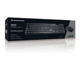 Conceptronic ORAZIO01DE tastatur Mus inkluderet Hjem RF trådløst QWERTZ Tysk Sort