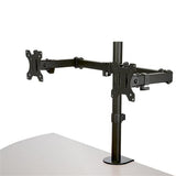 StarTech.com ARMDUAL2 skærmbeslag og -stativer 81,3 cm (32") Skrivebord Sort