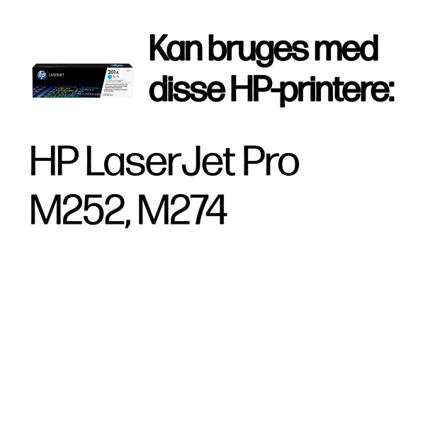 HP Original 201A LaserJet-tonerpatron, cyan