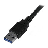 StarTech.com USB3SAA3MBK USB-kabel USB 3.2 Gen 1 (3.1 Gen 1) 3 m USB A 5 Gbit/sek. Sort