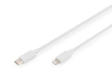 Digitus DB-600109-010-W Lightning kabel 1 m Hvid