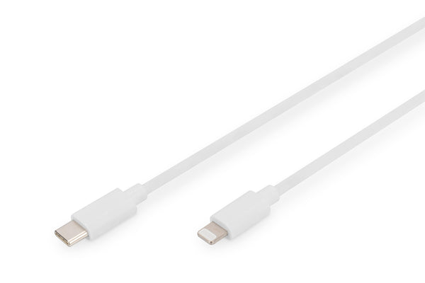Digitus DB-600109-010-W Lightning kabel 1 m Hvid