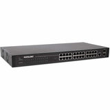 Intellinet 560917 netværksswitch Administreret Gigabit Ethernet (10/100/1000) 1U Sort