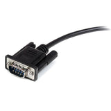 StarTech.com MXT1003MBK serielkabel Sort 3 m DB-9