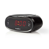 Nedis CLAR001BK vækkeur Digital alarmur Sort