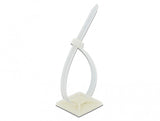 DeLOCK 18679 kabelbinderbeslag Hvid Nylon 10 stk
