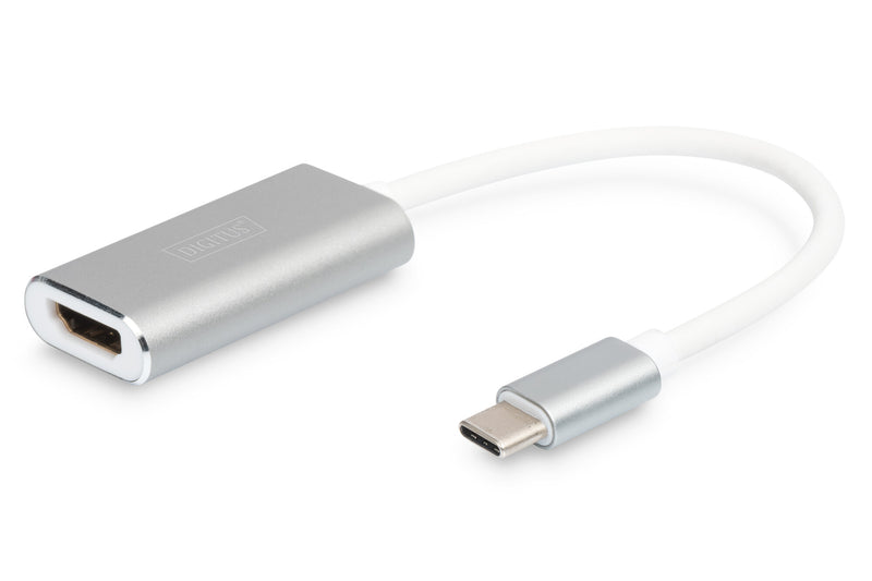 Digitus DA-70836 videokabel adapter 0,2 m USB Type-C HDMI Sølv