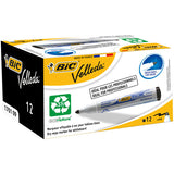 BIC Whiteboard Velleda ECOlutions 1701 speedmarker 12 stk Sort