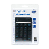 2Direct ID0120 numerisk tastatur Universel RF trådløst Sort