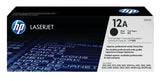 HP Original 12A LaserJet-tonerpatron, sort