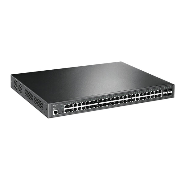 TP-Link JetStream TL-SG3452P netværksswitch Administreret L2/L3 Gigabit Ethernet (10/100/1000) Strøm over Ethernet (PoE) 1U Sort