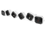 Digitus DA-70620 stikdåse 1,6 m 4 AC stikkontakt(er) Indendørs Sort, Hvid