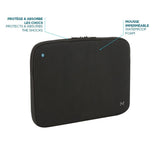Mobilis 003065 taske og etui til laptop 35,6 cm (14") Sort