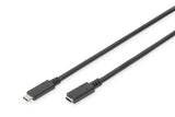 Digitus AK-300210-015-S USB-kabel USB 2.0 1,5 m USB C 0,48 Gbit/sek. Sort