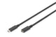 Digitus AK-300210-020-S USB-kabel USB 2.0 2 m USB C 0,48 Gbit/sek. Sort