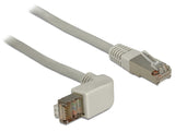 DeLOCK 0.5m Cat.6 SSTP netværkskabel Grå 0,5 m Cat6 S/FTP (S-STP)