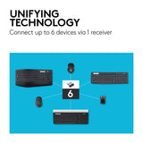 Logitech M590 Multi-Device Silent mus Kontor Højre hånd RF trådløs + Bluetooth Optisk 1000 dpi