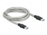 DeLOCK 86776 USB-kabel USB 3.2 Gen 1 (3.1 Gen 1) 2 m USB A 5 Gbit/sek. Sølv