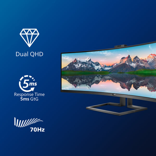 Philips P Line 32:9 SuperWide buet LCD-skærm 499P9H/00