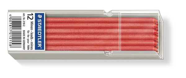 Staedtler Lumocolor 218 genopfyldning til markør Rød 12 stk