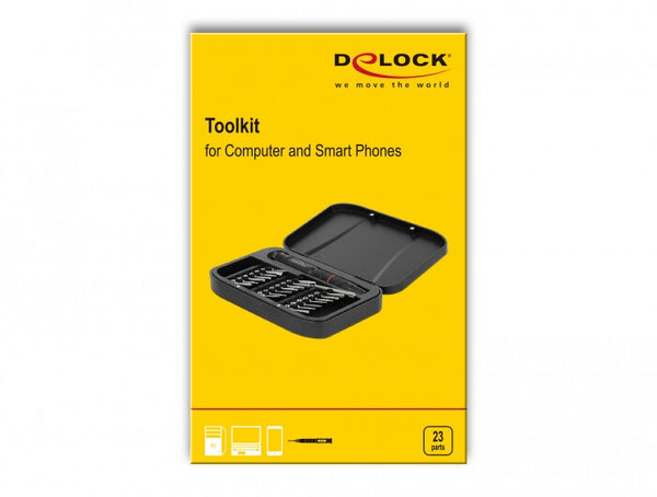 DeLOCK 64066 skruetrækker bit 22 stk