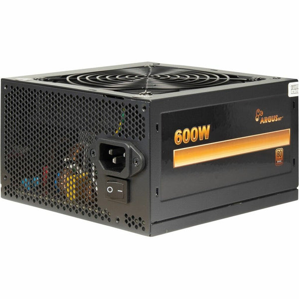 Inter-Tech Argus BPS-600 enhed til strømforsyning 600 W 20+4 pin ATX ATX Sort