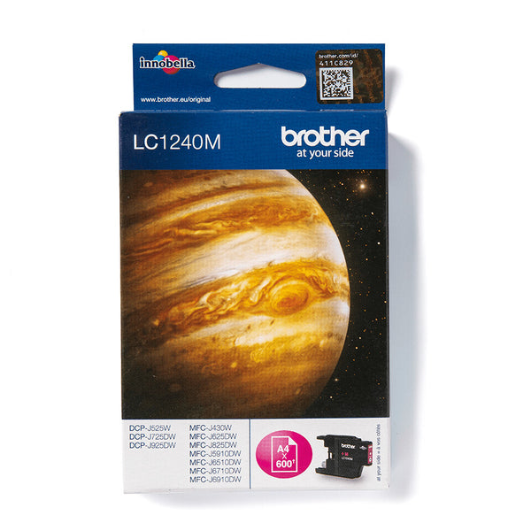Brother LC1240M blækpatron 1 stk Original Magenta