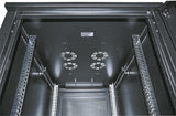 Intellinet 713252 stativ 36U Fritstående reol Sort