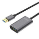 UNITEK Y-3004 USB-kabel USB 3.2 Gen 1 (3.1 Gen 1) 5 m USB A 5 Gbit/sek. Grå