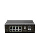 LevelOne IGP-1031 netværksswitch Gigabit Ethernet (10/100/1000) Strøm over Ethernet (PoE) Sort