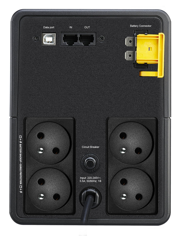 APC BX1200MI-FR UPS-enhed Interaktivt indgangsstik 1,2 kVA 650 W 4 AC stikkontakt(er)