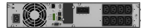 PowerWalker VFI 1500 ICR IoT UPS-enhed Dobbeltkonvertering (online) 1,5 kVA 1500 W 8 AC stikkontakt(er)