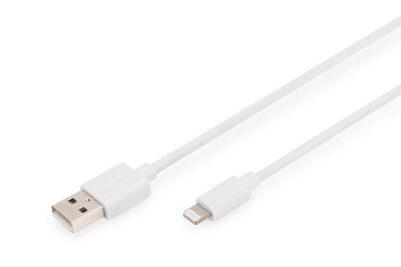 Digitus DB-600106-020-W Lightning kabel 2 m Hvid
