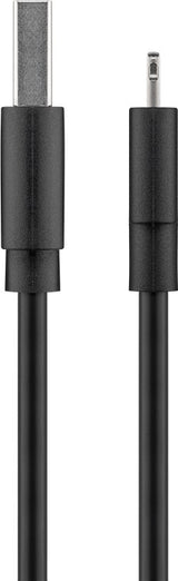Goobay 63523 Lightning kabel 1 m Sort