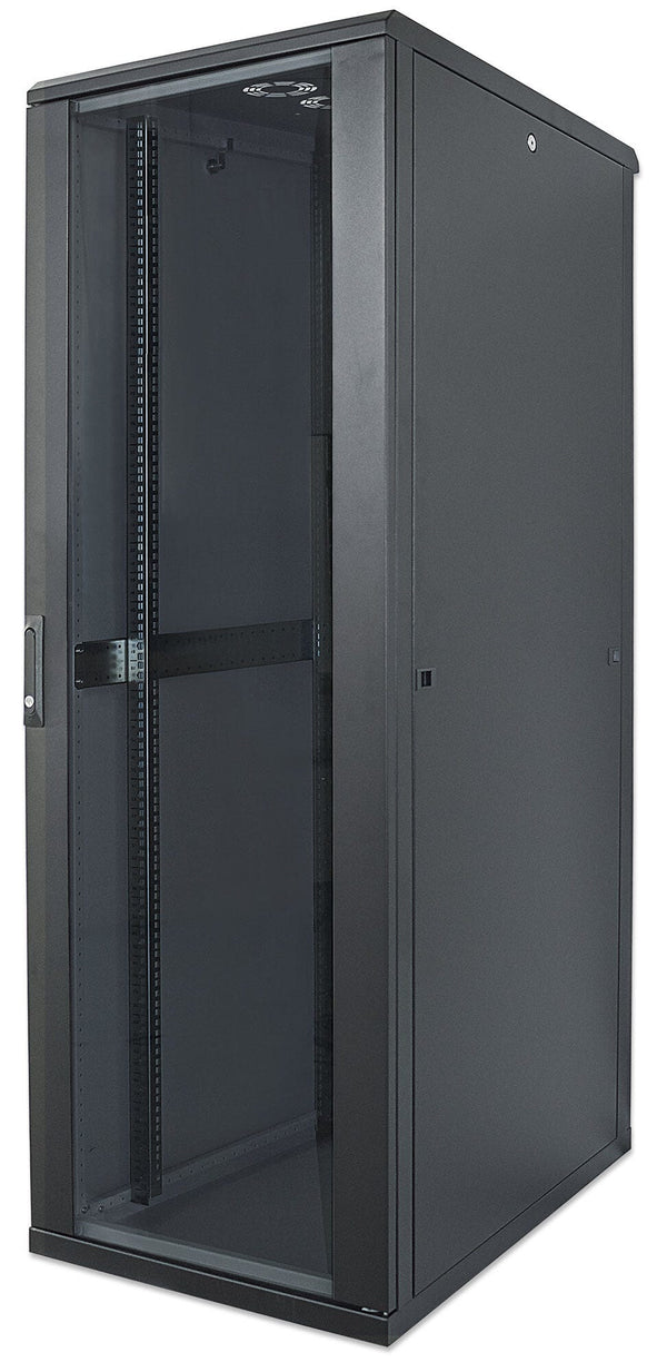 Intellinet 713139 stativ 32U Fritstående reol Sort