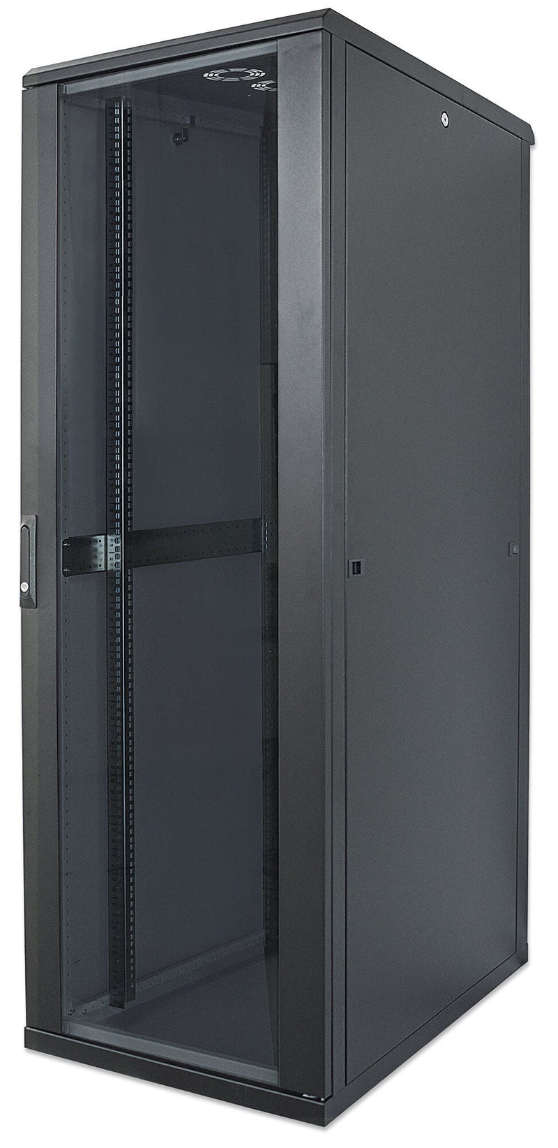 Intellinet 713139 stativ 32U Fritstående reol Sort