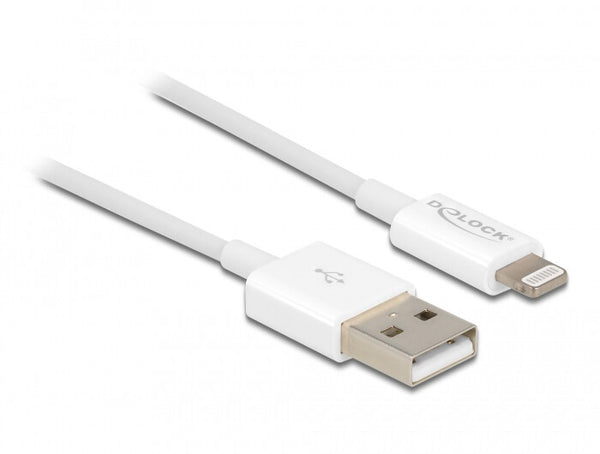 DeLOCK 83001 Lightning kabel 0,15 m Hvid