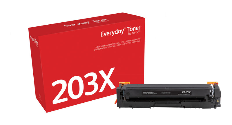 Everyday™ sprt Toner by Xerox compatible with HP 203X (CF540X), Høj kapacitet