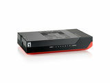 LevelOne GSW-0807 netværksswitch Ikke administreret Gigabit Ethernet (10/100/1000) Sort, Rød