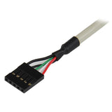 StarTech.com USBPLATE kabel kønsskifter 2 x IDC 2 x USB A Sølv