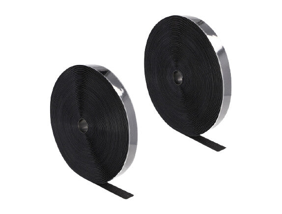 DeLOCK 20859 velcro lynlås Nylon, Polyester Sort