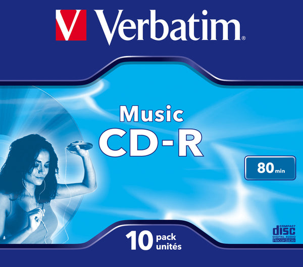 Verbatim Music CD-R 700 MB 16x 10 stk