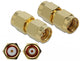 DeLOCK 89971 kabelsamler SMA, RP-SMA Guld