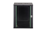 Digitus DN-19 16-U-EC-SW stativ 16U Vægmonteret stativ Sort