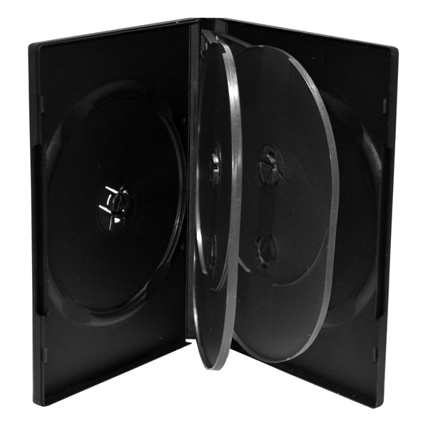 MediaRange BOX35-5 optisk disk etui DVD-boks 5 diske Sort