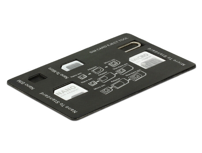 DeLOCK 20650 SIM / hukommelseskort adapter SIM kortadapter