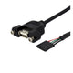 StarTech.com USBPNLAFHD3 USB-kabel 0,9 m Sort