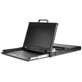 StarTech.com RKCONS17HD rack-konsol 43,9 cm (17.3") 1920 x 1080 pixel Stål Sort 1U