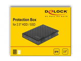 DeLOCK 18368 etui til drev Cover Plast Grå