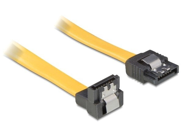 DeLOCK 0.5m SATA Cable SATA-kabel 0,5 m SATA 7-pin Gul